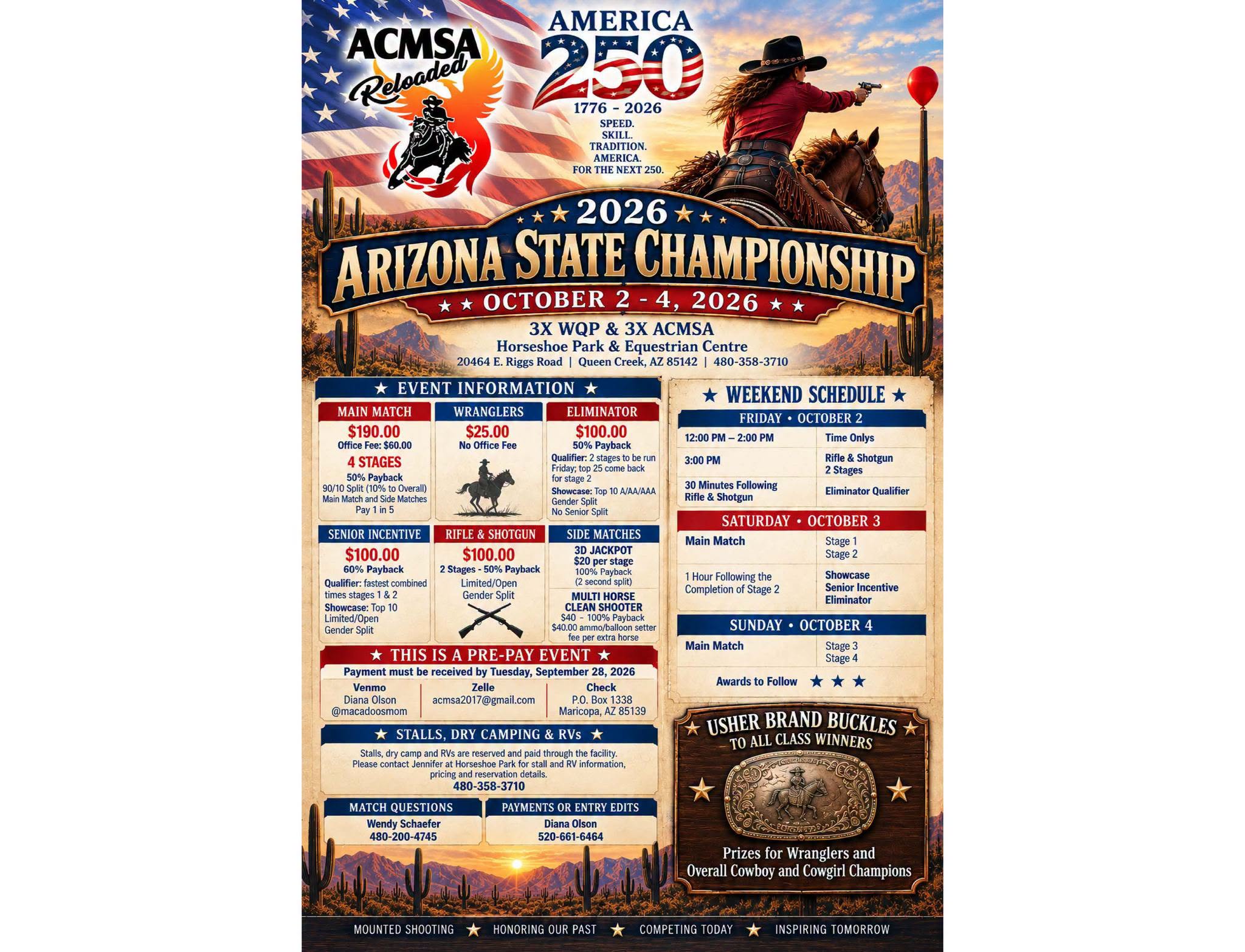 Arizona Cowboy Mounted Shooting Association - Arizona State Championship