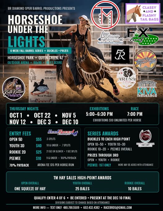 BR Diamond Spur Barrel Racing - Fall Series